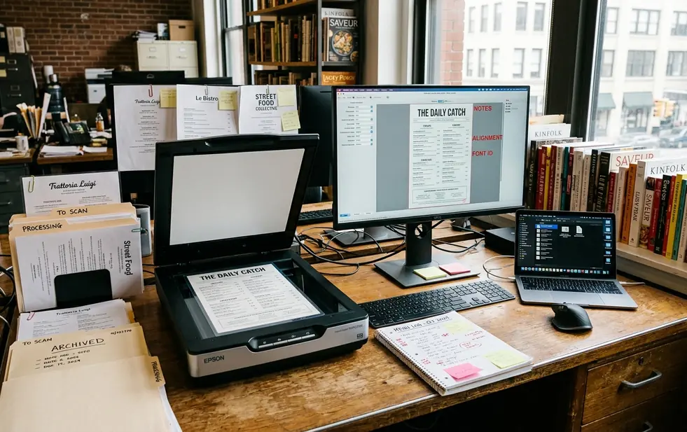 Menu Scan Flow