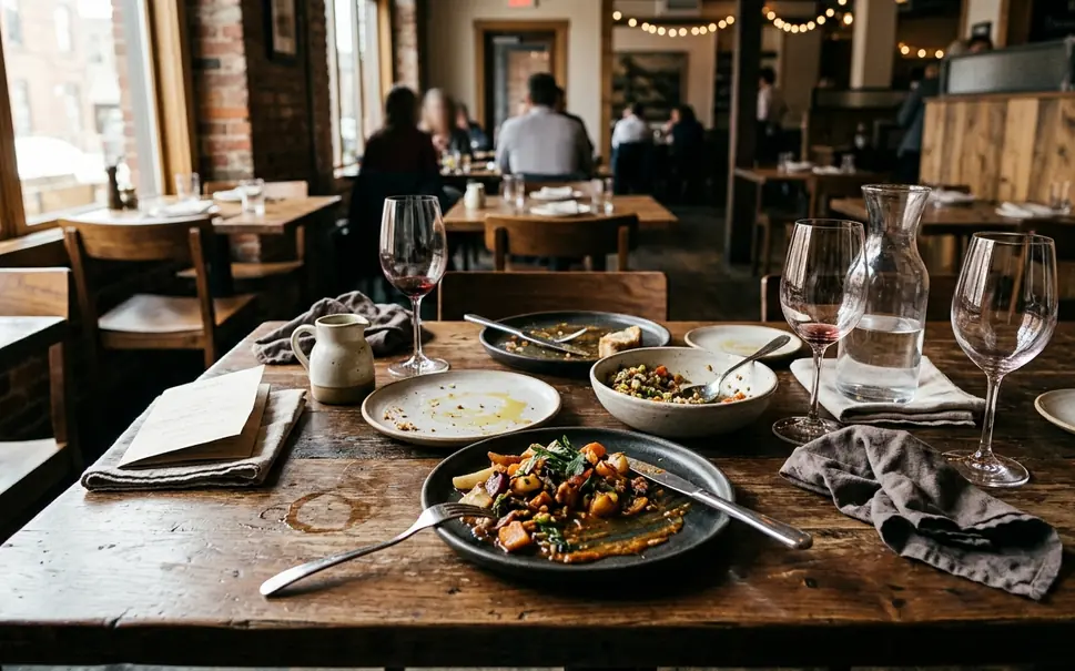 Image showing dining sequence