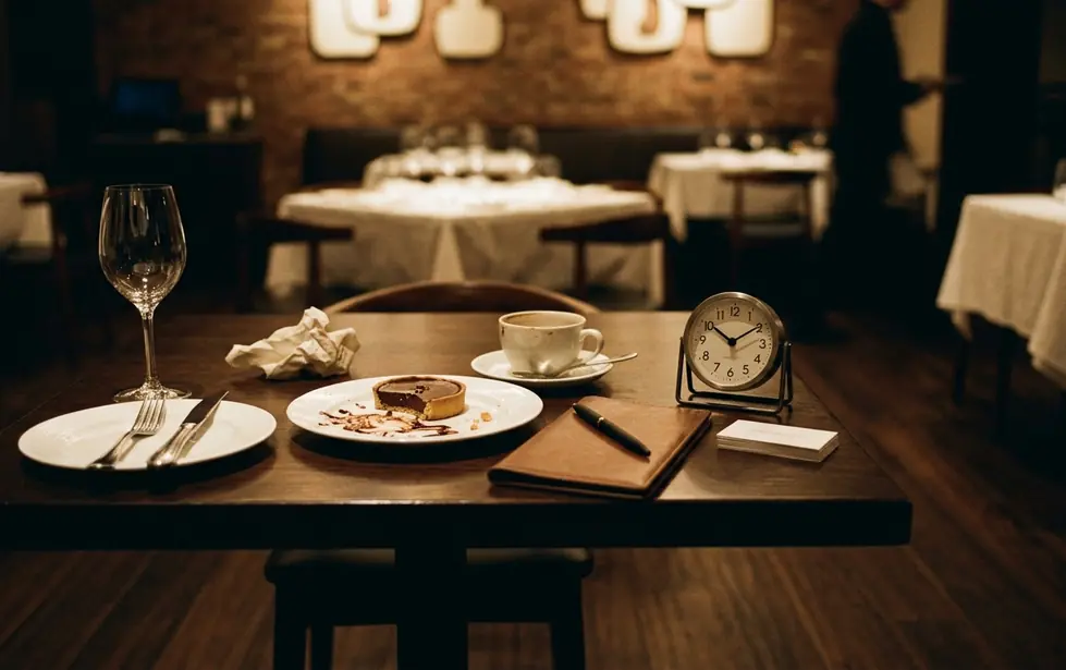 Image showing dining timeline